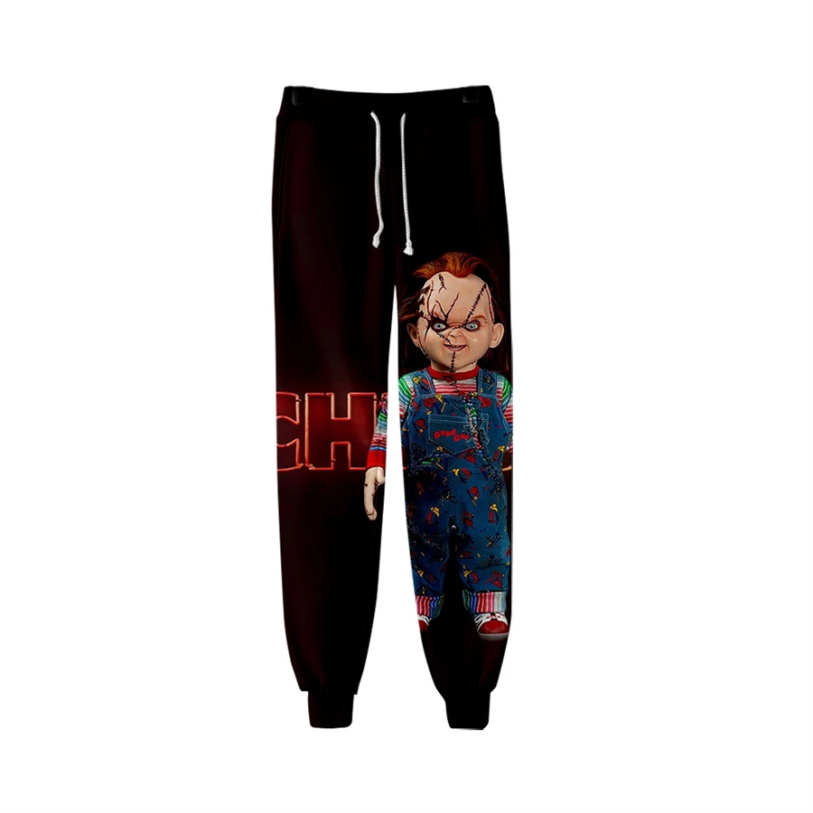 Jogger Sweatpants Men - 2026 ใหม่ 3D ฟูลพิมพ์ภาพยนตร์สยองขวัญชัคกี้กางเกงวอร์มเด็กชายคอสเพลย์เครื่องแต่งกายกางเกงกีฬาจ็อกเกอร์แพนท์ฮาราจูกุกางเกงผู้ชาย/ผู้หญิง