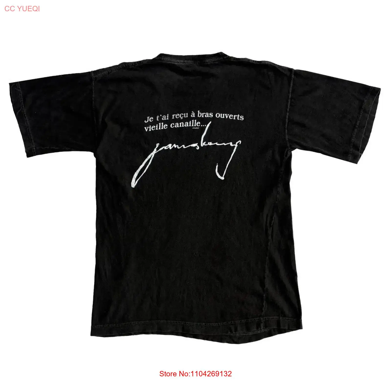 Mens Fashion In The 90S - เสื้อยืดวินเทจ Serge Gainsbourg 1990 ยุค 90