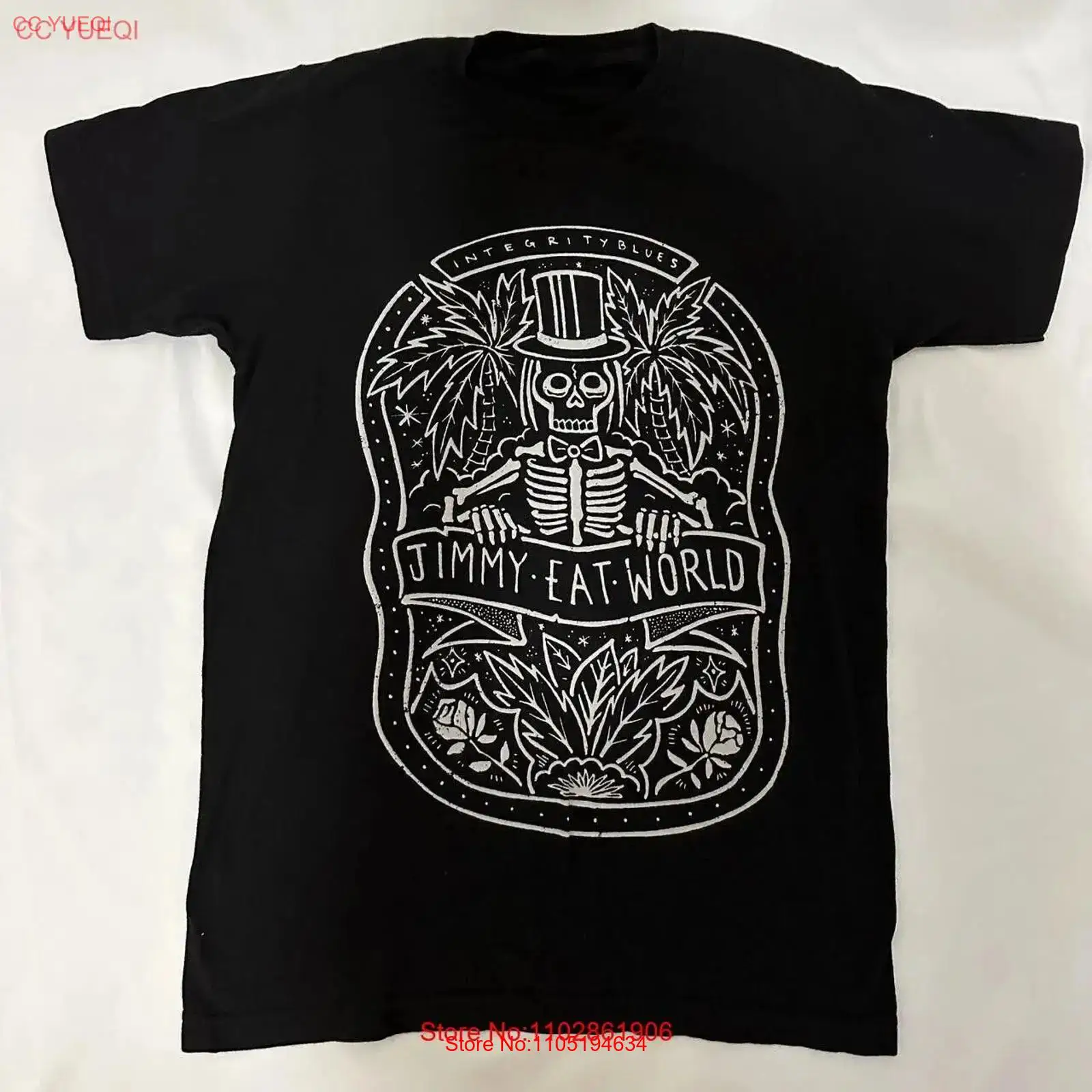 Mens Fashion World - เสื้อยืด Jimmy Eat World Band สีดำ