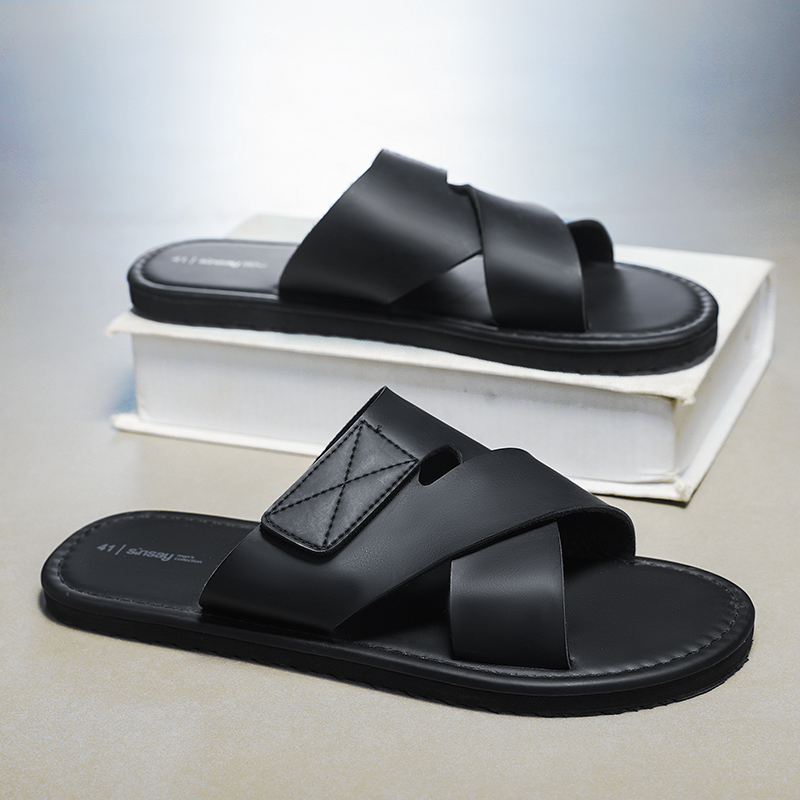 Men'S Fashion Plus - รองเท้าแตะผู้ชาย 2026 รุ่นใหม่สำหรับฤดูร้อน สไตล์ลำลอง แฟชั่นเกาหลี รองเท้าแตะกีฬา
