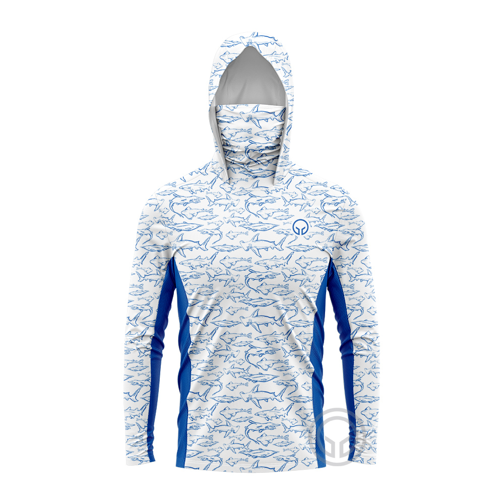 Men'S Fashion Trends 2025 - เสื้อผ้าตกปลาใหม่สำหรับฤดูร้อน เสื้อเจอร์ซีย์แขนยาวสำหรับผู้ชาย เสื้อยืดกันแดดป้องกันรังสียูวี ระบายอากาศได้ดี พร้อมฮู้ดสำหรับตกปลา