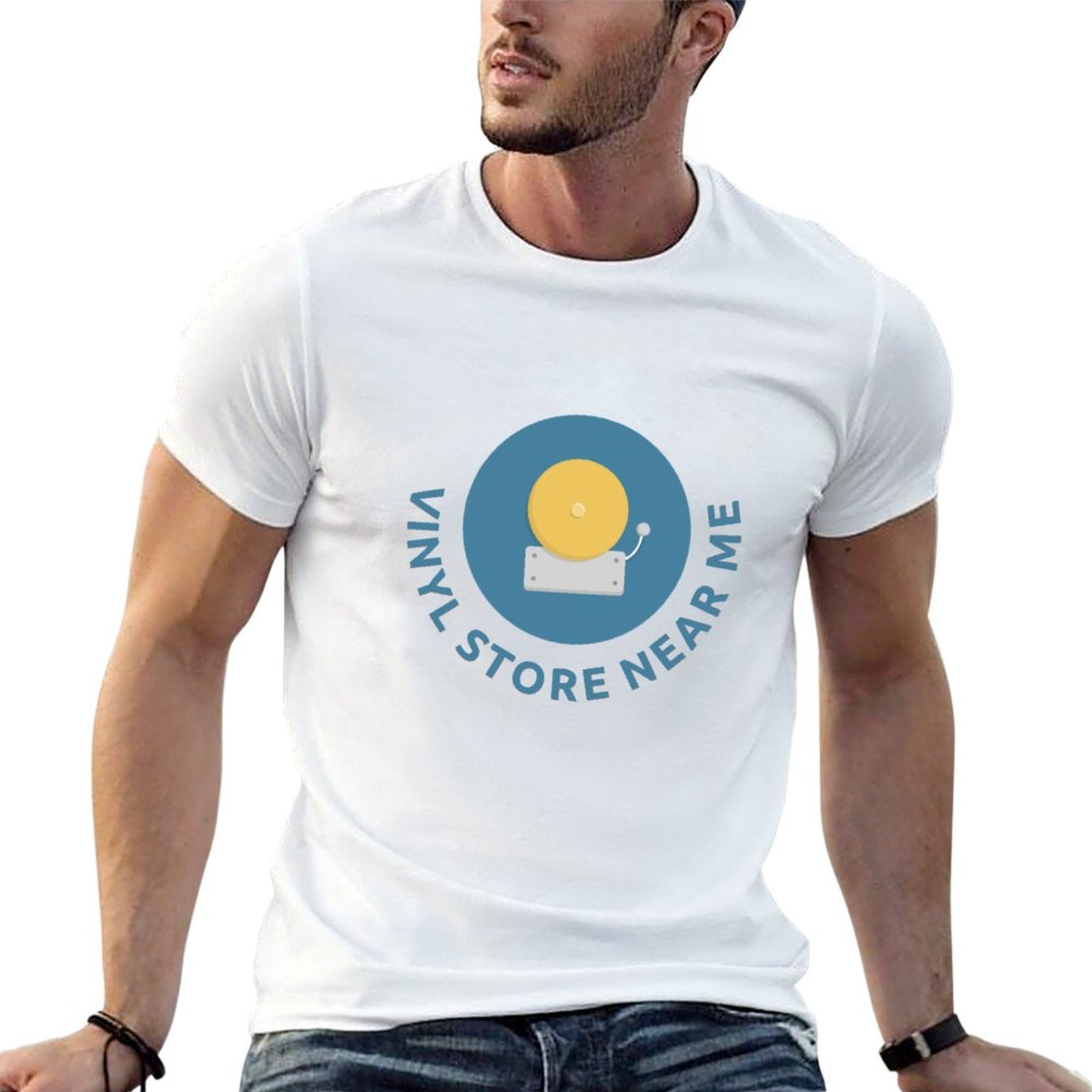 Men'S Fashion Near Me - ร้านขายแผ่นเสียงไวนิลใกล้ฉัน เสื้อยืด เสื้อยืดแฟชั่น เสื้อยืดพิมพ์ลายตัวอักษร