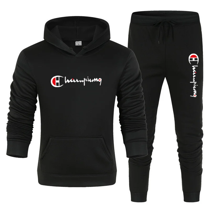 Jogger Sweatpants Men - ชุดวอร์มผู้ชายปี 2026 เสื้อฮู้ด+กางเกงวอร์ม 2 ชิ้น ชุดกีฬา