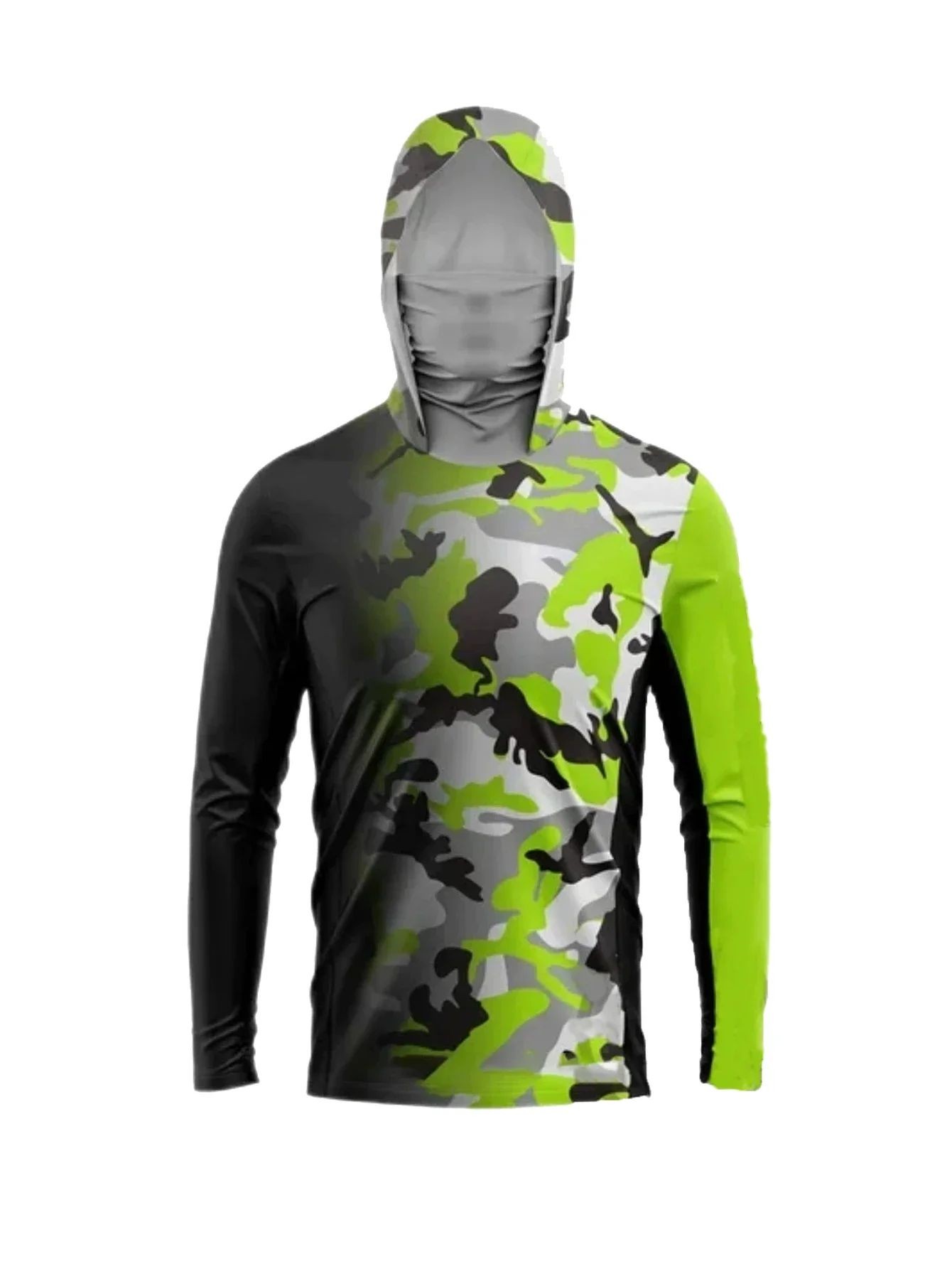 Men'S Fashion For Summer 2026 - เสื้อยืดแขนยาวผู้ชายสไตล์ใหม่ฤดูร้อน 2026 ลายพิมพ์ลายพราง 3 มิติ ลำลอง