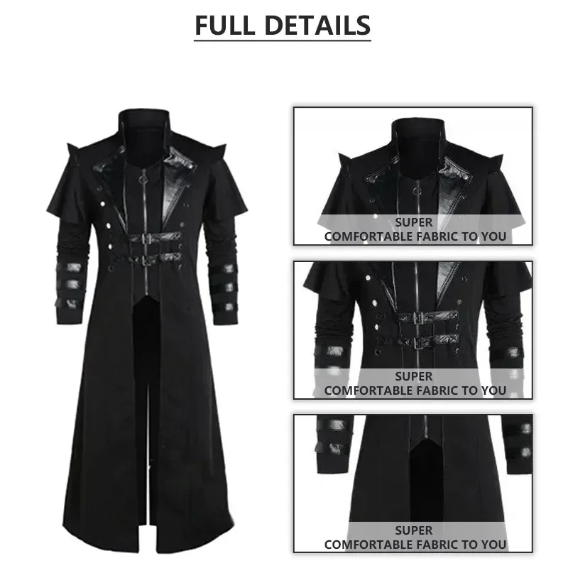 ชุดคอสตูมวินเทจสำหรับผู้ชาย ฮา - Men'S Fashion Leather Jacket บทวิจารณ์และราคา