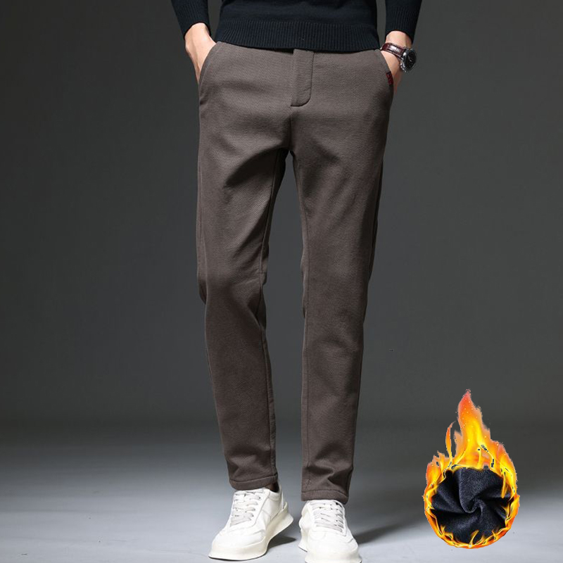 กางเกงขนแกะอุ่นสำหรับฤดูหนาวปี - Men'S Fashion Jeans And Boots บทวิจารณ์และราคา