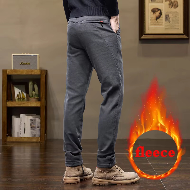 กางเกงขนแกะอุ่นสำหรับฤดูหนาวปี - Men'S Fashion Jeans And Boots บทวิจารณ์และราคา