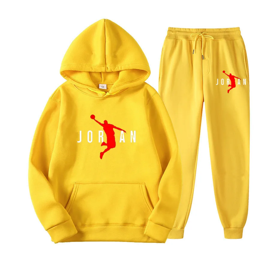 ชุดเสื้อฮู้ดและกางเกงวอร์มผ้าฟ - Jogger Sweatpants Men บทวิจารณ์และราคา