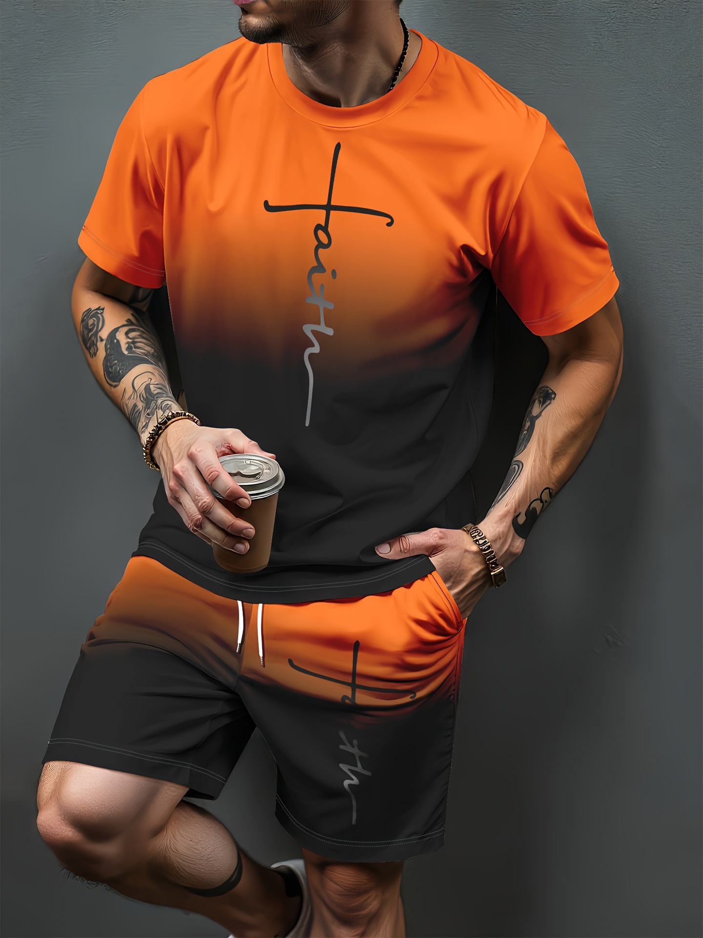 ชุดวอร์มพิมพ์ลายตัวอักษรไล่เฉด - Men'S Fashion Trends 2025 บทวิจารณ์และราคา