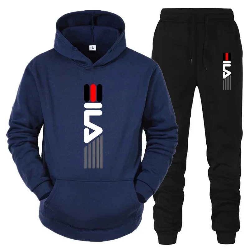 ชุดวอร์มผู้ชาย เสื้อฮู้ด+กางเก - Jogger Sweatpants Men บทวิจารณ์และราคา