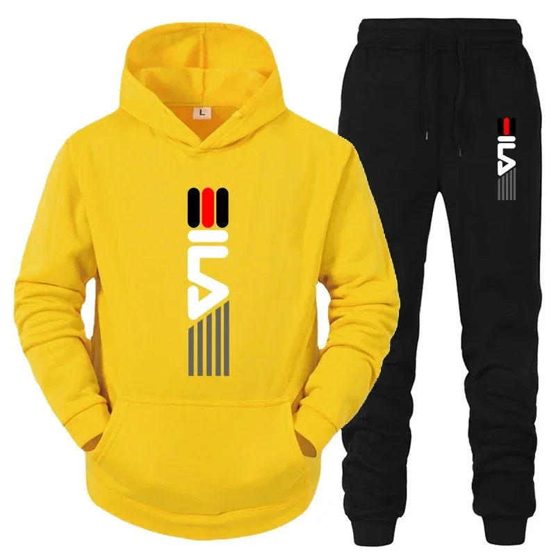 ชุดวอร์มผู้ชาย เสื้อฮู้ด+กางเก - Jogger Sweatpants Men บทวิจารณ์และราคา