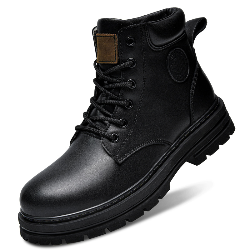 รองเท้าบูทหนังสีดำไซส์ใหญ่ 49  - Men'S Fashion For 30 Year Olds บทวิจารณ์และราคา