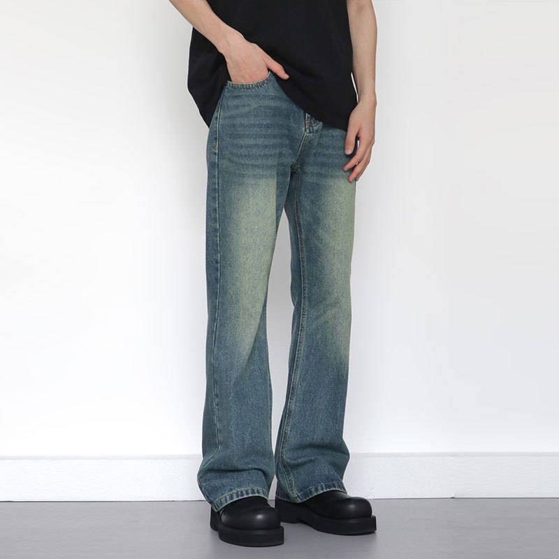 กางเกงยีนส์ทรงตรงสไตล์วินเทจแบ - Men'S Fashion Jeans And Boots บทวิจารณ์และราคา