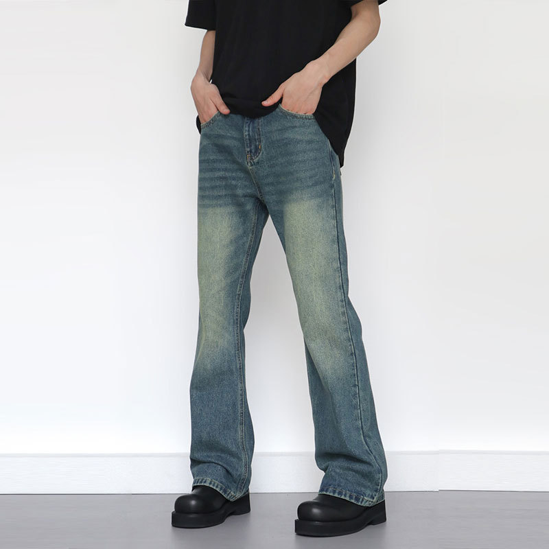 กางเกงยีนส์ทรงตรงสไตล์วินเทจแบ - Men'S Fashion Jeans And Boots บทวิจารณ์และราคา