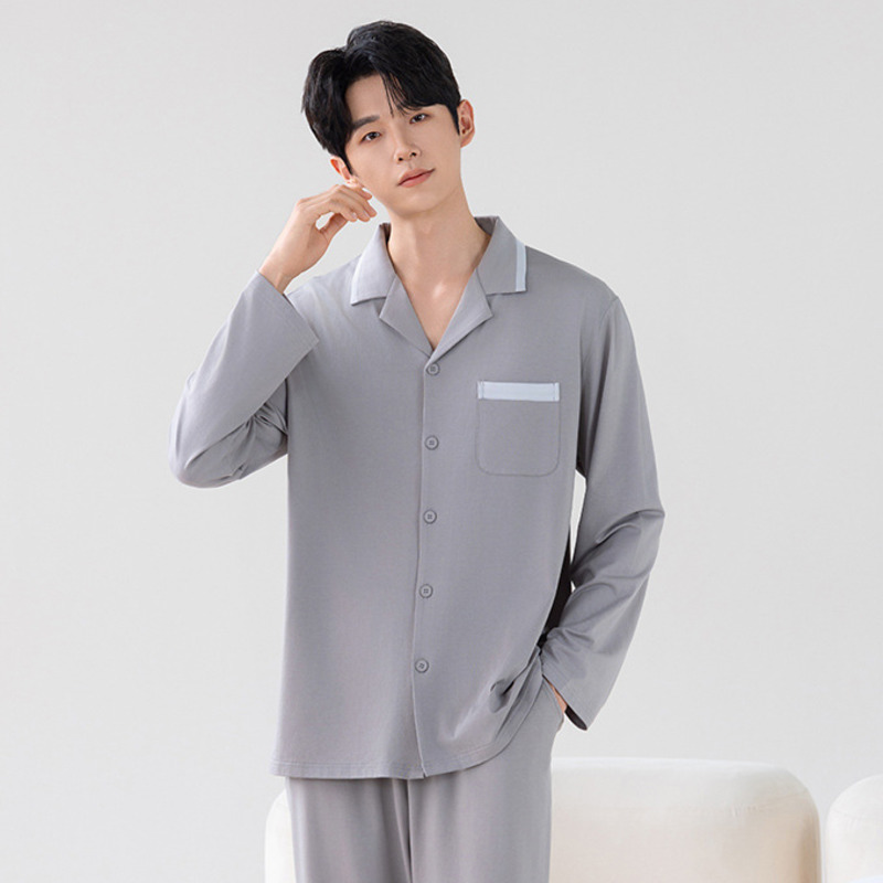 ชุดเสื้อผ้าลำลองผ้าใยไผ่ผสมฝ้า - Mens Fashion Style บทวิจารณ์และราคา