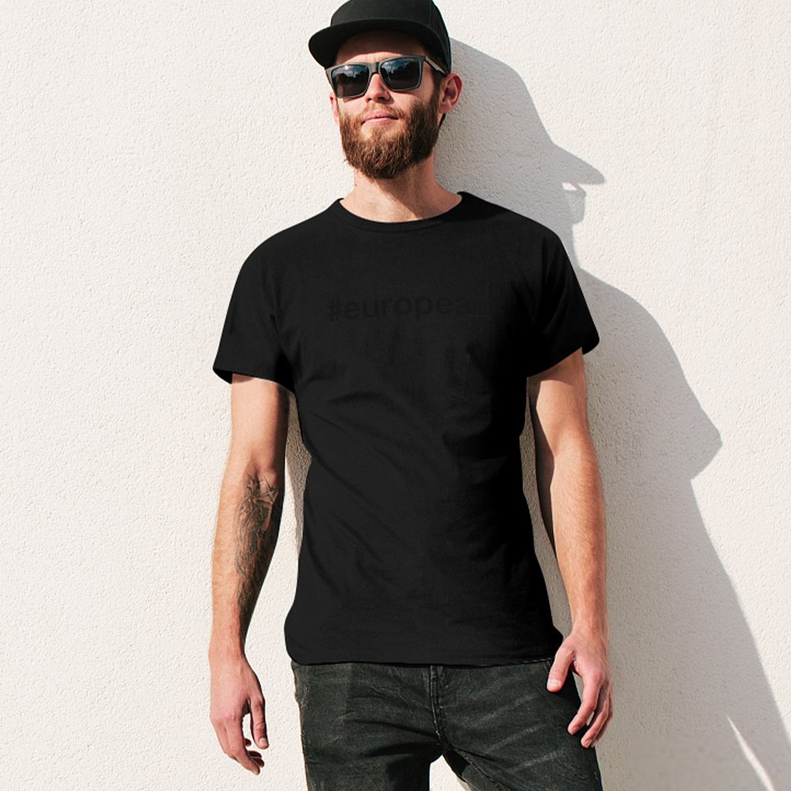 เสื้อยืดพิมพ์ลายแฟชั่นลำลองสไต - Mens Fashion Hashtags บทวิจารณ์และราคา
