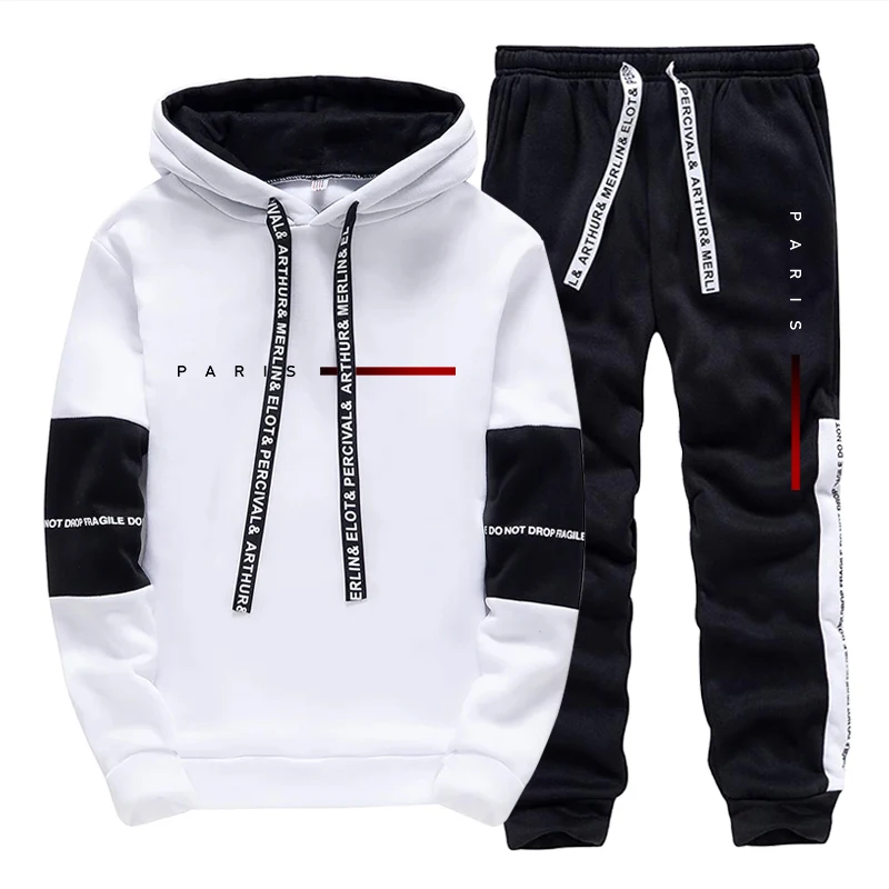 ชุดฮู้ดดี้แฟชั่นสไตล์ปารีสสำหร - Men'S Fashion Pants บทวิจารณ์และราคา