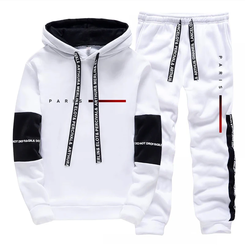 ชุดฮู้ดดี้แฟชั่นสไตล์ปารีสสำหร - Men'S Fashion Pants บทวิจารณ์และราคา