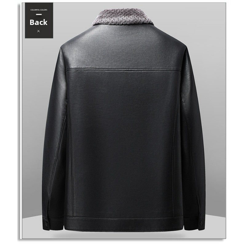 เสื้อแจ็คเก็ตหนังผู้ชายแบบอุ่น - Men'S Fashion Leather Jacket บทวิจารณ์และราคา