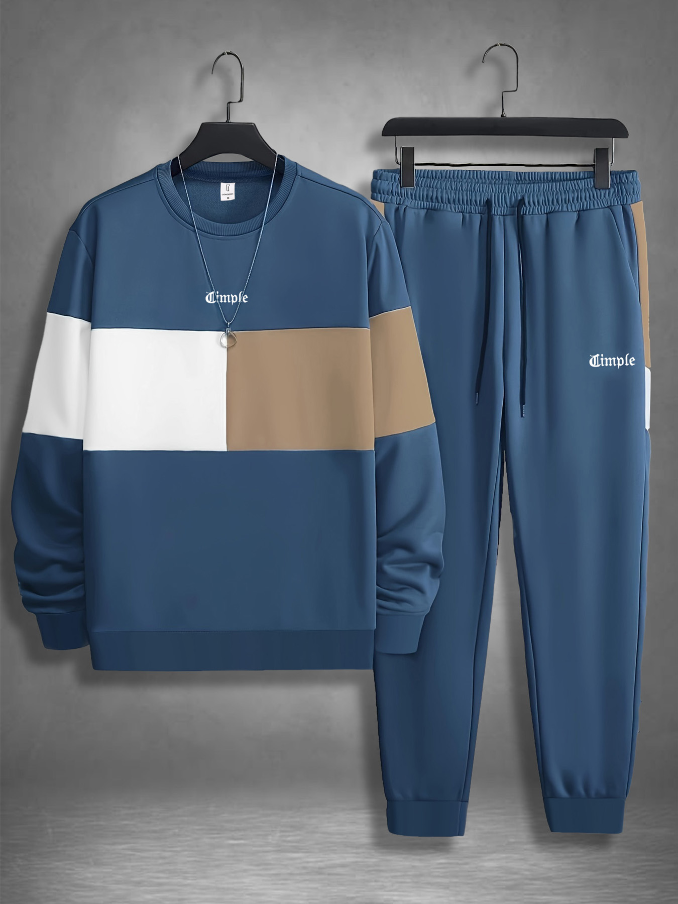 ชุดลำลองสองชิ้นสำหรับผู้ชาย สี - Jogger Sweatpants Men บทวิจารณ์และราคา