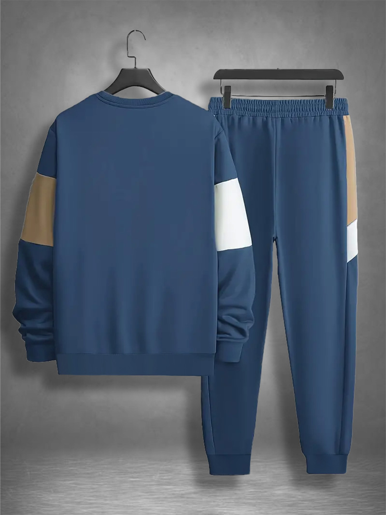 ชุดลำลองสองชิ้นสำหรับผู้ชาย สี - Jogger Sweatpants Men บทวิจารณ์และราคา
