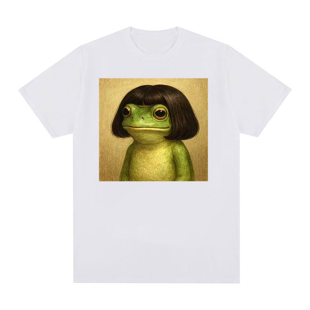 เสื้อยืดลายหน้ากบตลกพร้อมลายตั - Mens Fashion In The 90S บทวิจารณ์และราคา