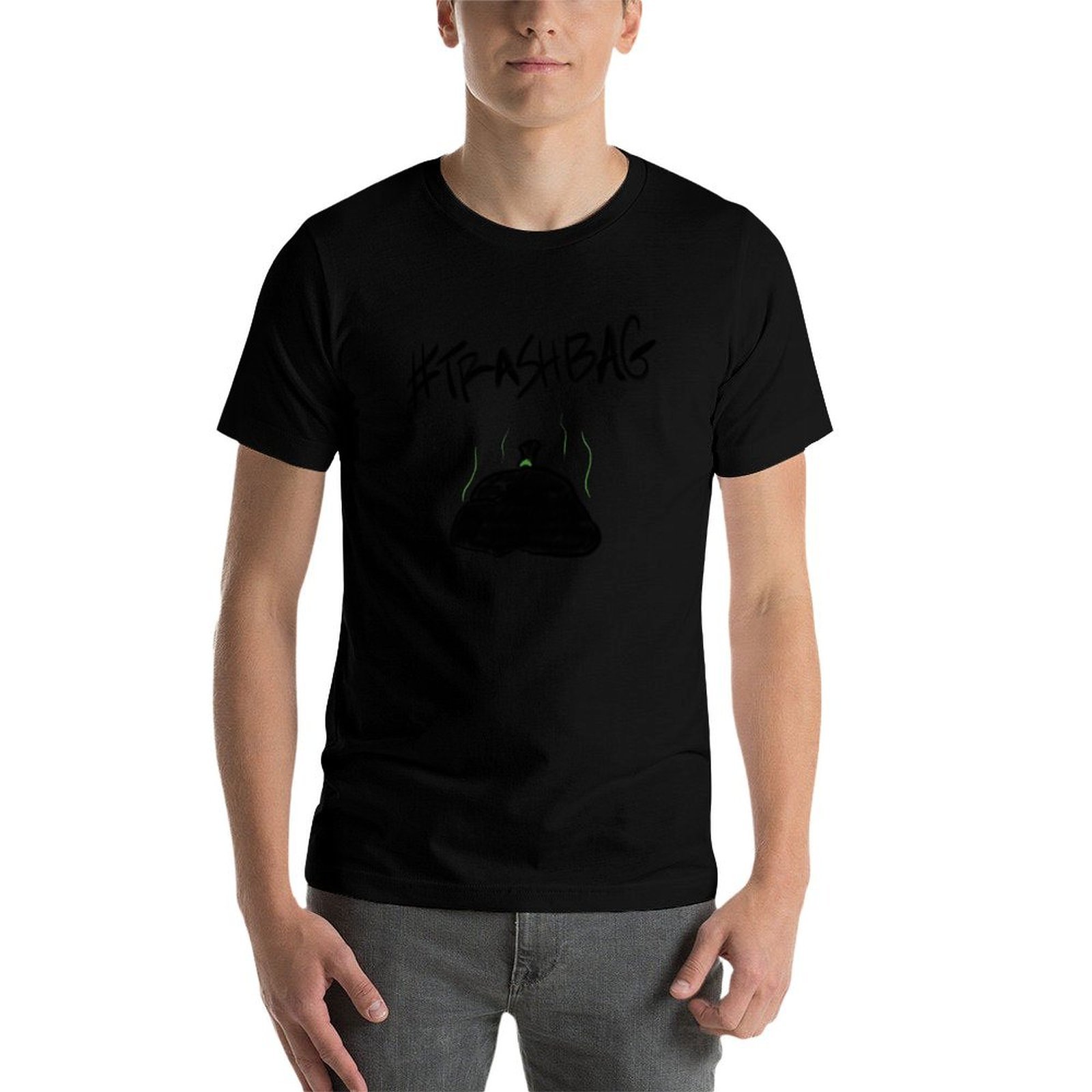 เสื้อยืดแฮชแท็ก Trashbag แฟชั่ - Mens Fashion Hashtags บทวิจารณ์และราคา