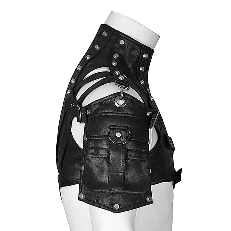 Steampunk ยุคกลางเกราะหนังหนึ่ - Men'S Fashion Leather Jacket บทวิจารณ์และราคา