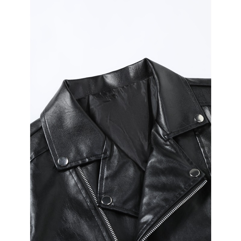 แจ็คเก็ตหนังผู้ชายแฟชั่นใหม่ ส - Men'S Fashion Leather Jacket บทวิจารณ์และราคา
