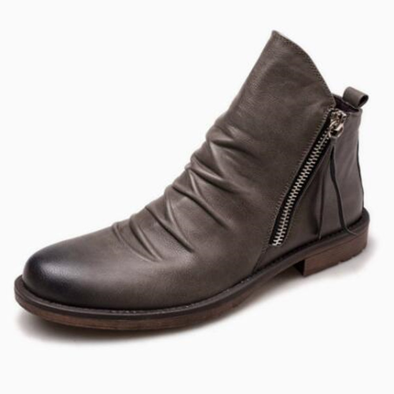 รองเท้าบูทเชลซีหนังแท้แฟชั่นหร - Men'S Fashion Plus บทวิจารณ์และราคา