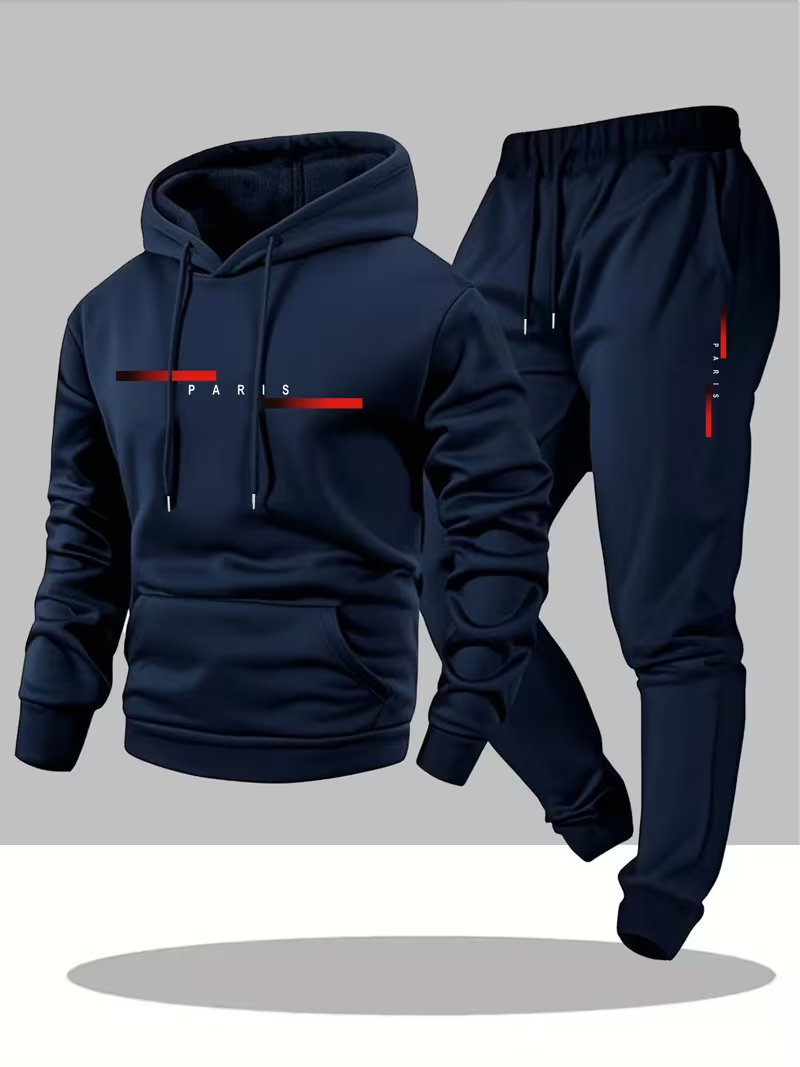 ชุดเซ็ตฮู้ดดี้และกางเกงขายาวพิ - Men'S Fashion Pants บทวิจารณ์และราคา