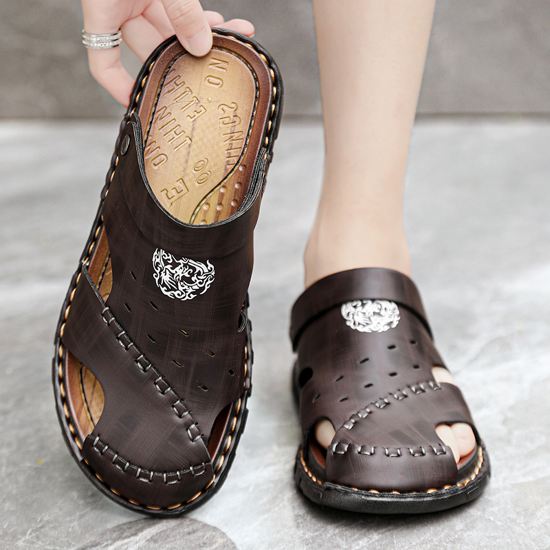 รองเท้าแตะผู้ชายฤดูร้อนสไตล์ชา - Men'S Fashion Plus บทวิจารณ์และราคา