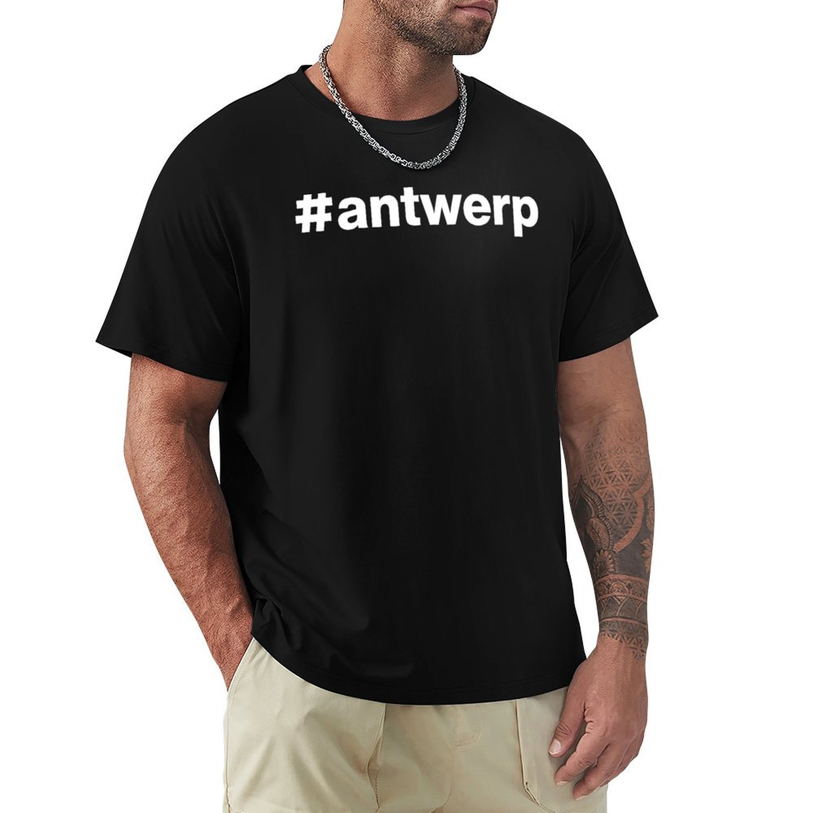 เสื้อยืดพิมพ์ลายแฟชั่น Hashtag - Mens Fashion Hashtags บทวิจารณ์และราคา
