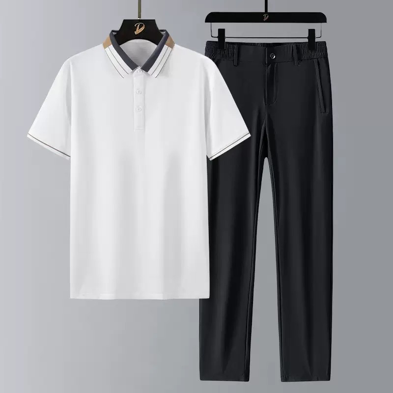 ชุดเสื้อโปโลแขนสั้นผ้าไอซ์ซิลค - Men'S Fashion Plus บทวิจารณ์และราคา