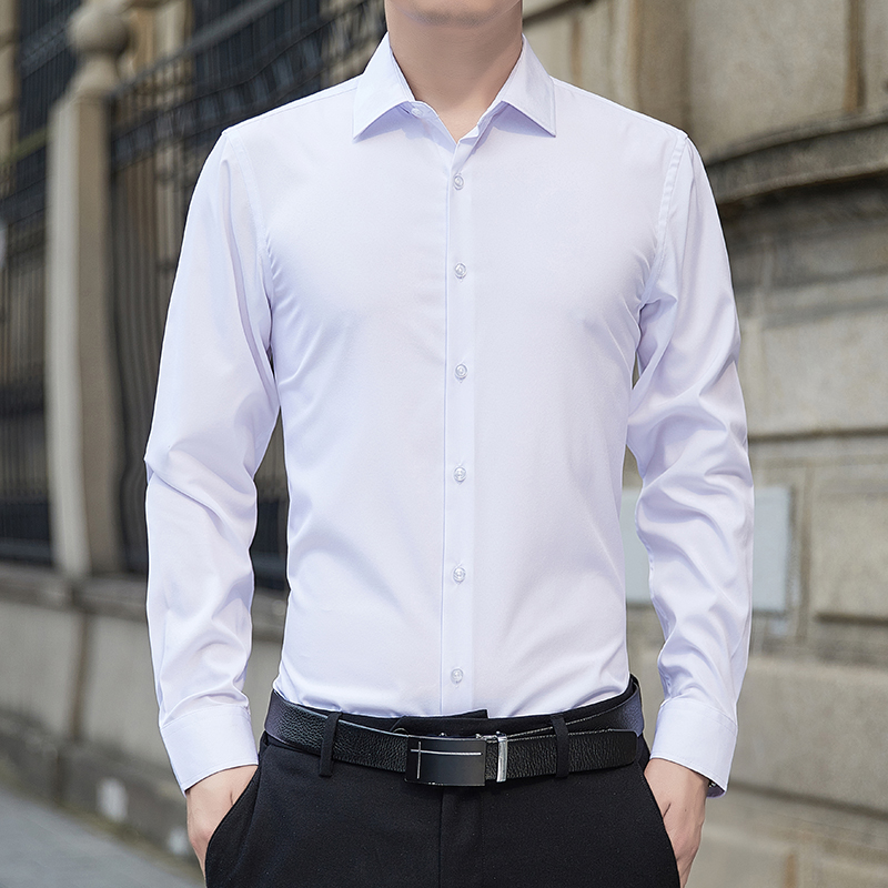 เสื้อเชิ้ตผู้ชายไซส์ใหญ่ สีพื้ - Men'S Fashion Plus บทวิจารณ์และราคา