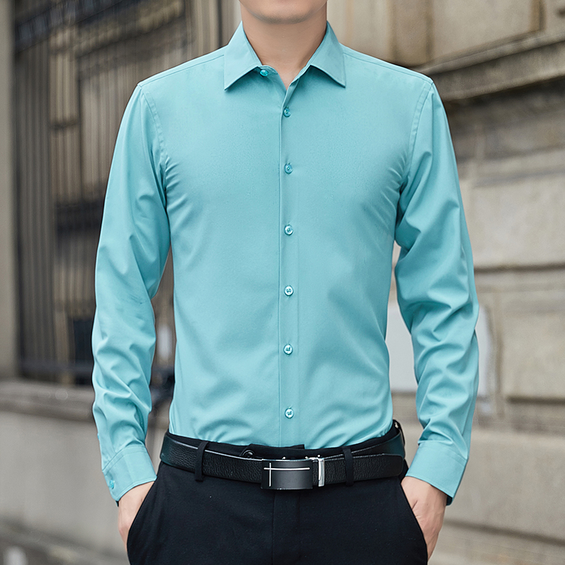 เสื้อเชิ้ตผู้ชายไซส์ใหญ่ สีพื้ - Men'S Fashion Plus บทวิจารณ์และราคา