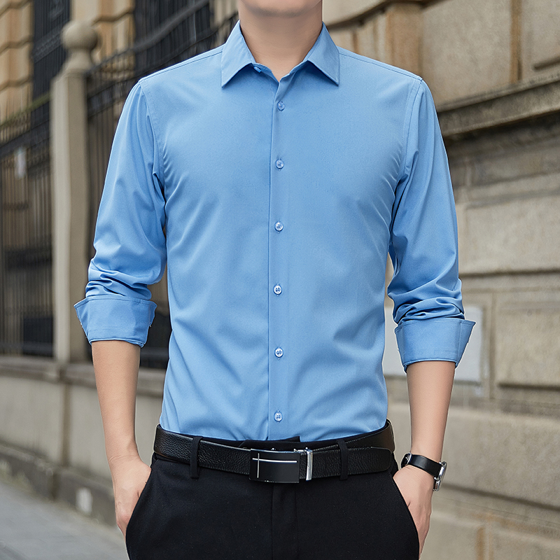 เสื้อเชิ้ตผู้ชายไซส์ใหญ่ สีพื้ - Men'S Fashion Plus บทวิจารณ์และราคา