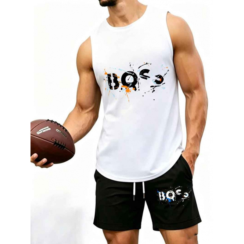ชุดวอร์ม 2 ชิ้นพิมพ์ลายกราฟฟิต - Track Suit Men บทวิจารณ์และราคา