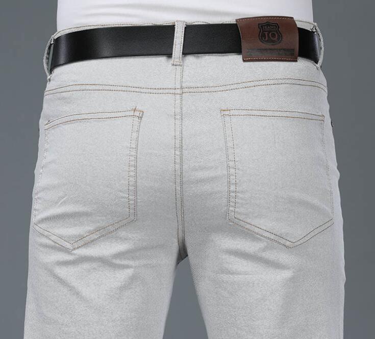 ผู้ชายสีเบจกางเกงยีนส์หลวมแฟชั - Men'S Fashion Jeans And Boots บทวิจารณ์และราคา