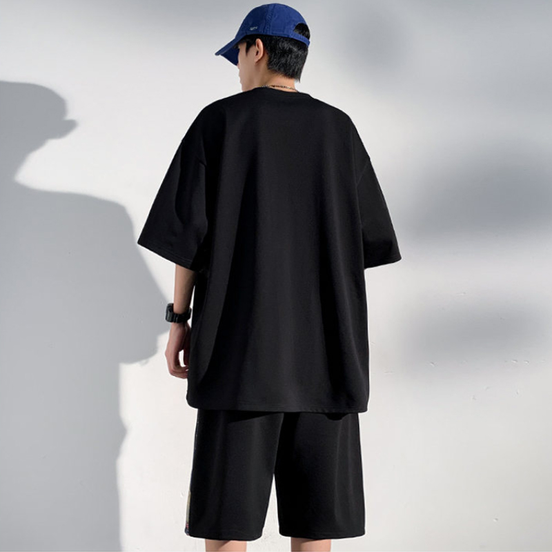 ชุดเสื้อยืดแขนสั้นและกางเกงขาส - Men'S Fashion Plus บทวิจารณ์และราคา