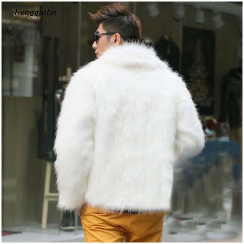 Homme Faux หนังสีขาวชายเสื้อแฟ - Men'S Fashion Leather Jacket บทวิจารณ์และราคา