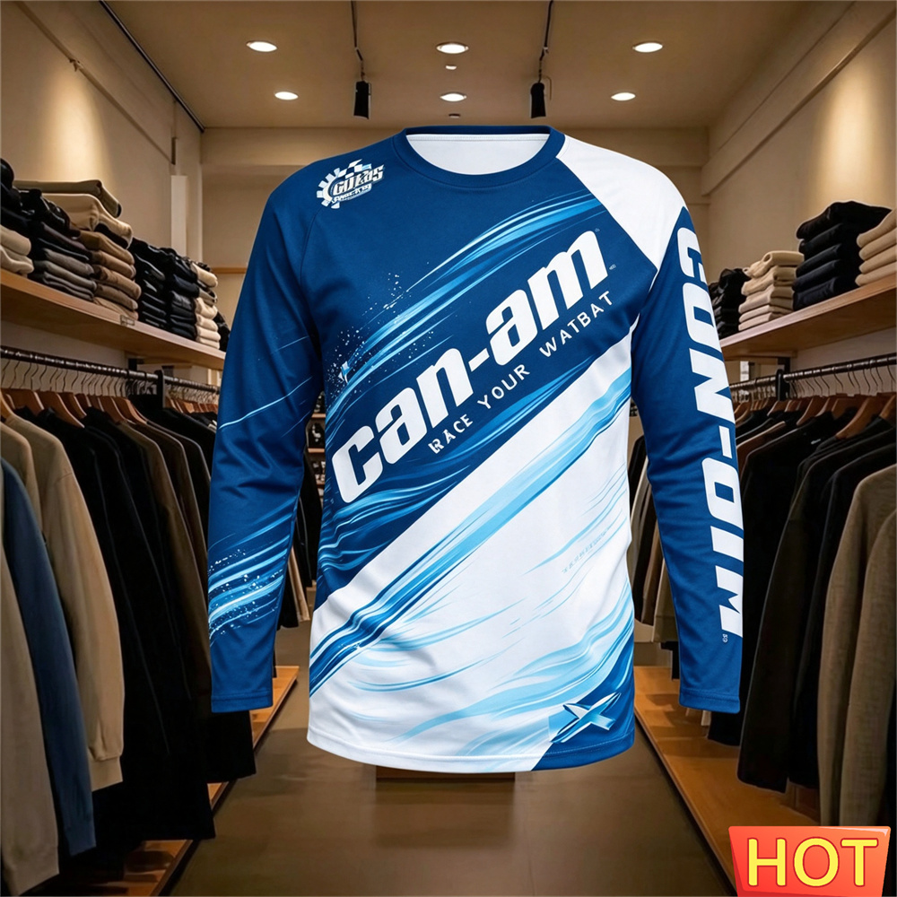 เสื้อยืดแขนยาวคอกลมสำหรับแข่งร - Mens Fashion Style บทวิจารณ์และราคา