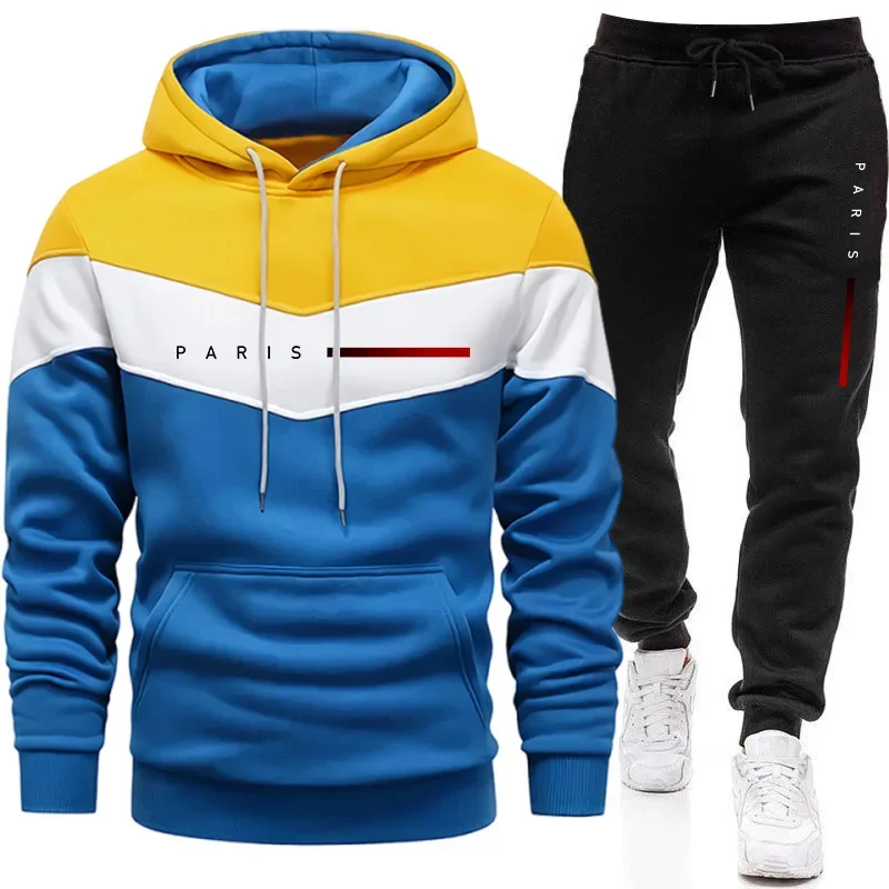 ชุดฮู้ดดี้แฟชั่นผู้ชายสไตล์ปาร - Jogger Sweatpants Men บทวิจารณ์และราคา