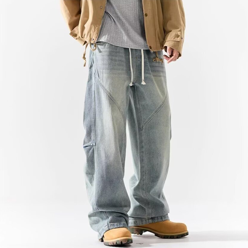 กางเกงยีนส์ทรงตรงสไตล์อเมริกัน - Men'S Fashion Jeans And Boots บทวิจารณ์และราคา