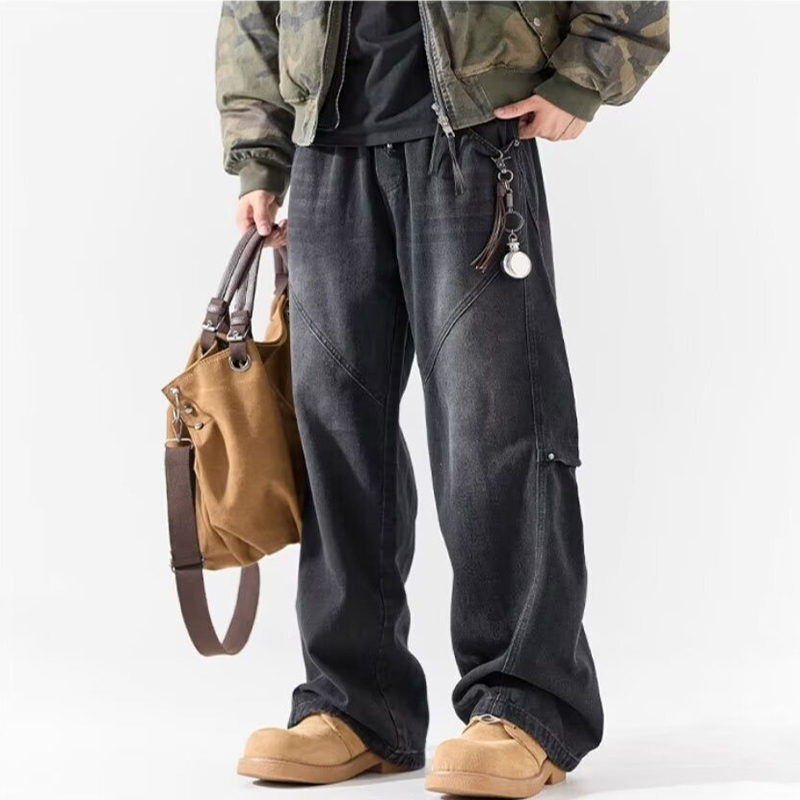 กางเกงยีนส์ทรงตรงสไตล์อเมริกัน - Men'S Fashion Jeans And Boots บทวิจารณ์และราคา