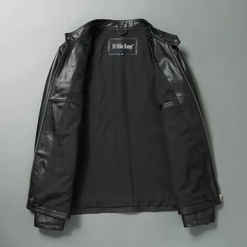 แจ็กเก็ตหนังแท้สำหรับผู้ชาย, แ - Men'S Fashion Leather Jacket บทวิจารณ์และราคา