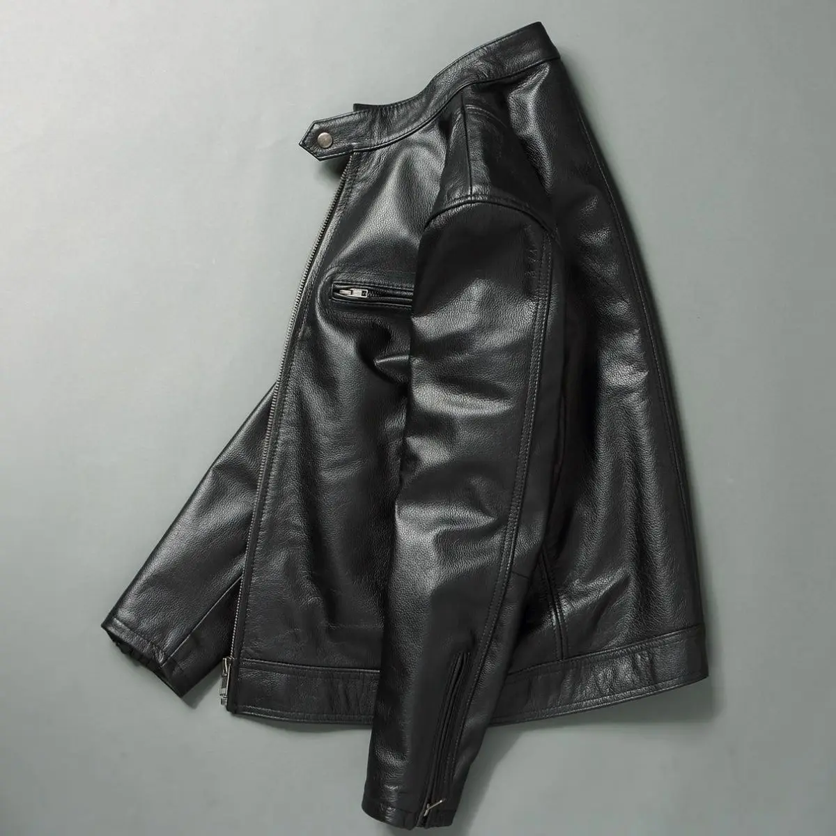 แจ็กเก็ตหนังแท้สำหรับผู้ชาย, แ - Men'S Fashion Leather Jacket บทวิจารณ์และราคา