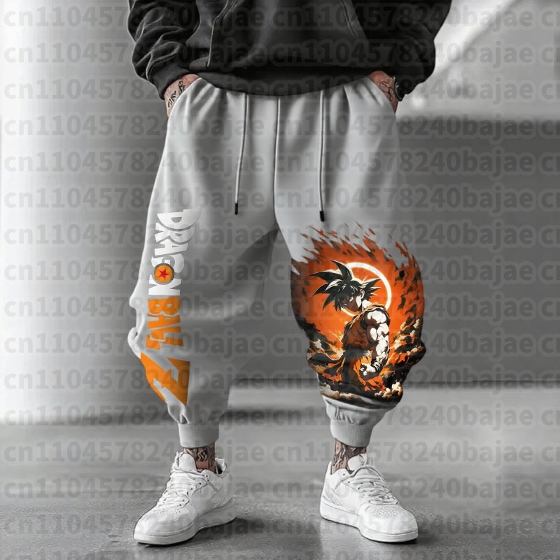 ดราก้อนบอล Z อะนิเมะกราฟิกกางเ - Jogger Sweatpants Men บทวิจารณ์และราคา