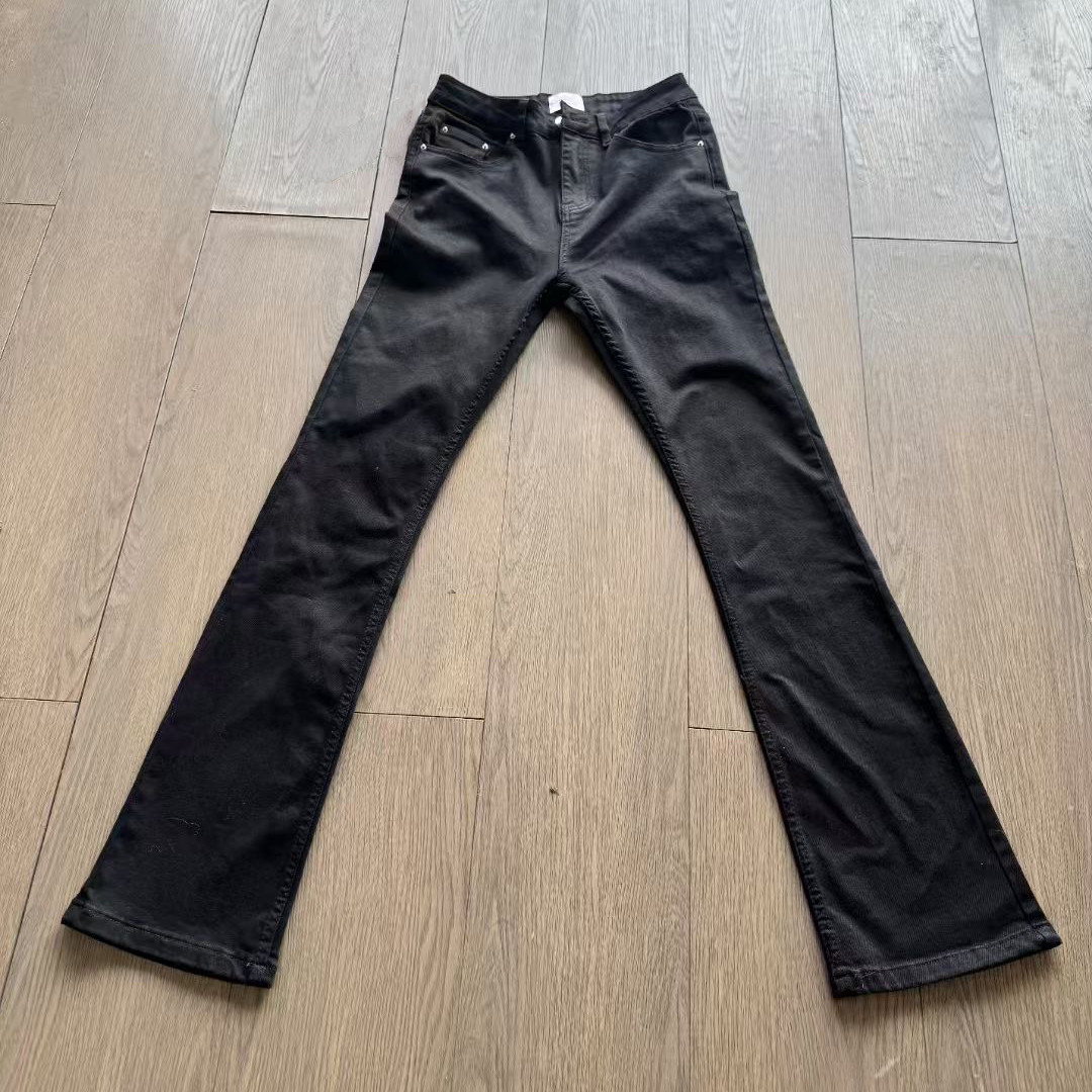 กางเกงยีนส์ทรงไมโครเฟลร์สไตล์ว - Men'S Fashion Jeans And Boots บทวิจารณ์และราคา